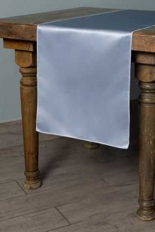 Matte Lamour Slate Blue table runner
